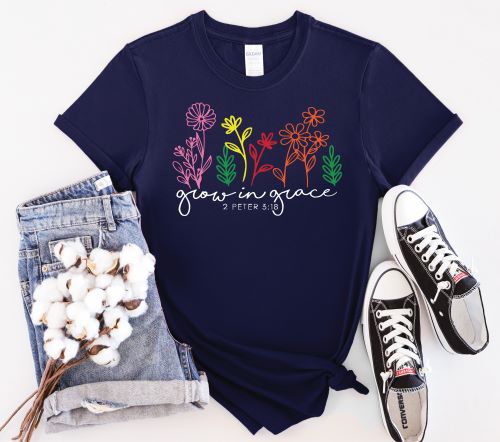 Grow in Grace - Multiple Color Options